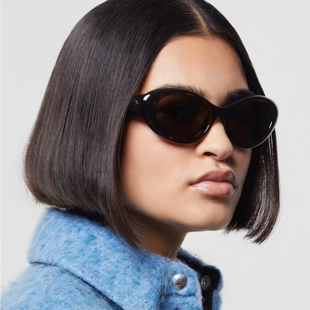 NEW VERSACE VE4455U 108/73 WOMEN CAT EYE SUNGLASSES VERSACE MOD 4455-U HAVANA